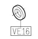 Siruba VC008 Кольцо уплотнительное VE16 (original)