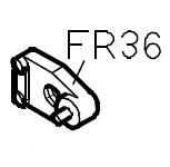 Siruba HF008 Прижимная пластина ножа FR36 (original)