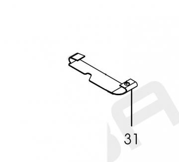 Siruba D007R  Пластина SR-07403431 (original)